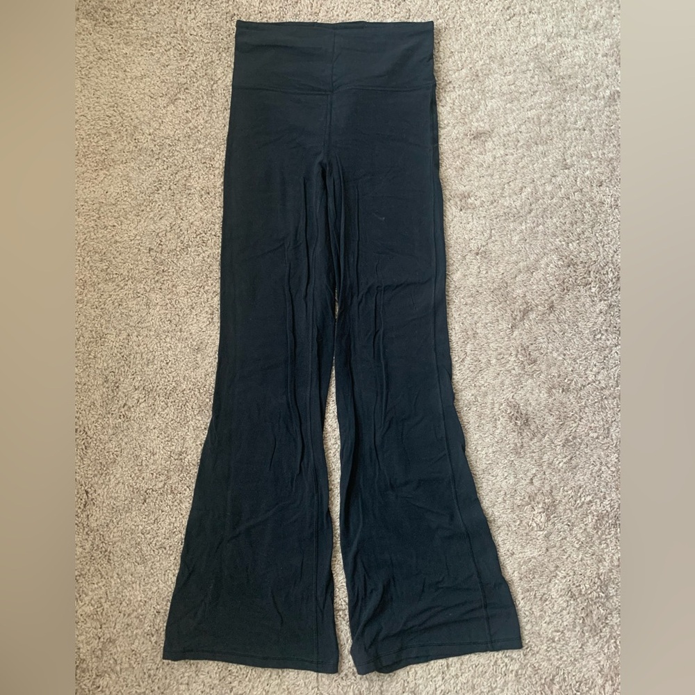 Athleta Black Flared Leggings
